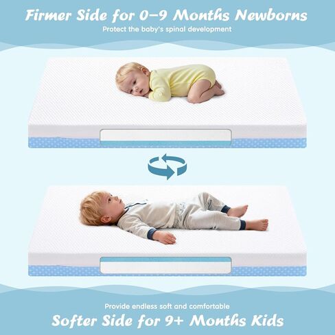 حزمة ولعب مرتبة ، 38 "× 26" × 1.5 "حزمة رغوة عالية الكثافة N Play Prayard للعب Playpen Playard ، والبالون مراتب سرير صغير مطبوع للطفل الصغير in Kuwait