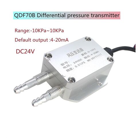 Differential Pressure Sensor QDF70B -10kpa-10kpa 4-20mA 0-10V Wind Differential Pressure Transmitter Air Sensor(4-20mA Output,0-5KPa) in Saudi Arabia