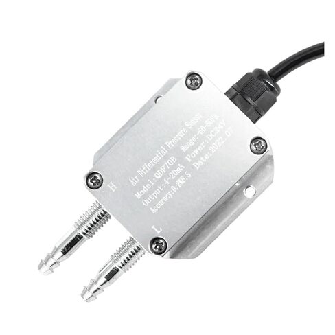 مستشعر الضغط التفاضلي جهاز إرسال الضغط التفاضلي للهواء 4-20MA 0-10V 0-5V DC 24V الرياح -10-10Kpa(إخراج 1-5V، 0-6Kpa) in Kuwait