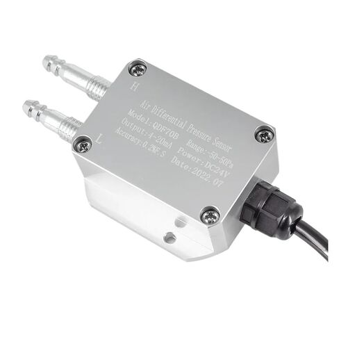 Differential Pressure Sensor Differential Pressure Transmitter for Air 4-20MA 0-10V 0-5V DC 24V Wind -10-10Kpa(1-5V Output,0-6Kpa) in Saudi Arabia