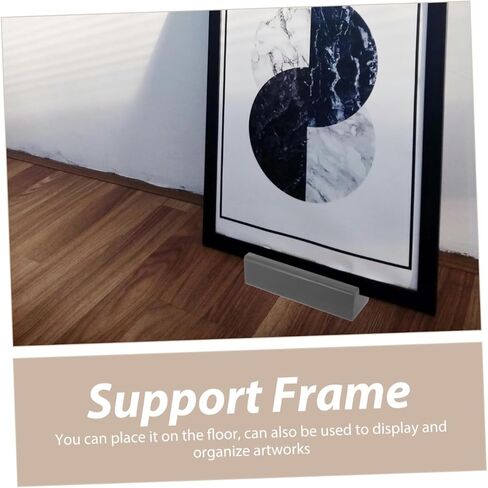 Wooden Floor Mirror Support Frame Modern Mirror Stand Holder Skid Feature for Room Supply in Saudi Arabia