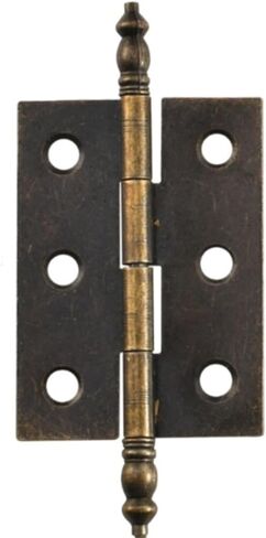 مفصلات حديد قابلة للطي برونزية عتيقة مفصلية على شكل تاج صناديق خشبية 1 قطعة (25.67) in Kuwait