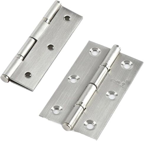 مفصل باب 2 بوصة 2.5 بوصة 3 بوصة مع مسامير من الفولاذ المقاوم للصدأ مسطح قابل للطي قطعة واحدة (2.5 بوصة، 10 قطع (5 أزواج)) in Kuwait