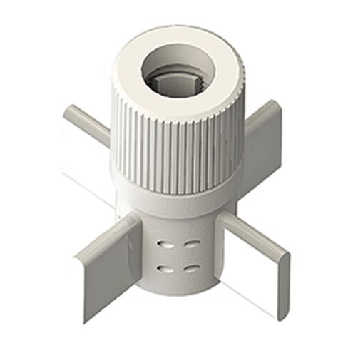 8097-28 محرض PTFE بزاوية 90 درجة 4 شفرات، يناسب عمود 19 مم، 64 مم OD in Saudi Arabia