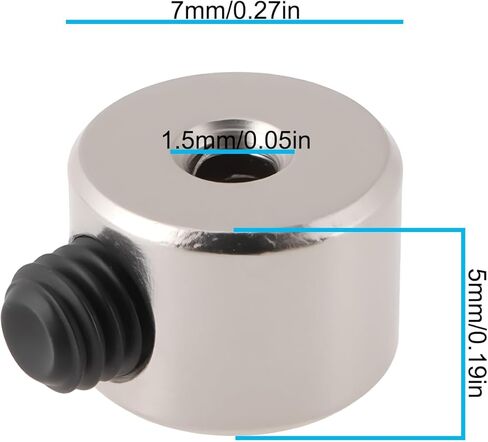 20pcs 1.5mm Quick Release Locating Rings Metal Clamping Collars with Grub Screw for Automotive Robotics and Manufacturing Silver in Saudi Arabia