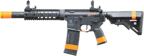 لانسر التكتيكي Gen 3 M4 Carbine SD AEG Airsoft غطاء متوسط ​​عالي التحمل من البوليمر عالي السرعة مع ETU كهربائي قابل للبرمجة وMOSFET الجيل الجديد 3 - متوافق مع كاليفورنيا in Kuwait