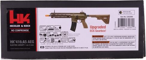 HK Heckler & Koch 416 A5 AEG Automatic 6mm BB Rifle Airsoft Gun, Tan in Kuwait
