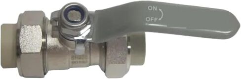 صمام كروي مزدوج رمادي PPR 20/25/32 مم 4 دقائق 6 1 بوصة(2) in Kuwait