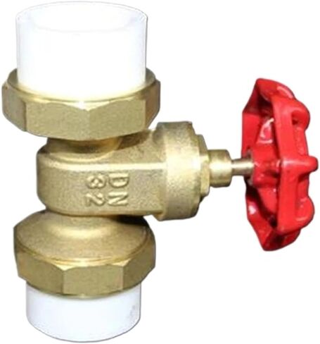 1 قطعة لصمام البوابة الحية المزدوجة PPR 20 25 32 قطع سميك من النحاس الكامل in Kuwait