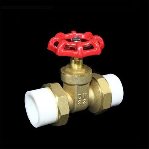 1 قطعة لصمام البوابة الحية المزدوجة PPR 20 25 32 قطع سميك من النحاس الكامل in Kuwait