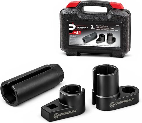 Powerbuilt Extended Reach Offset Oxygen O2 Sensor Socket Wrench, 7/8 Inch, 22mm, Remove and Install, 647094 in Saudi Arabia