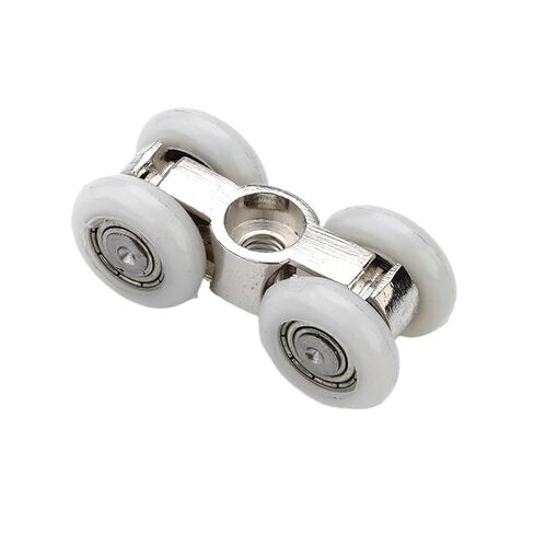 Stainless Steel Sliding Door Roller Bear 30KG Home Room Wardrobe Wood Door Hanging Wheels for Furniture Hardware Wheel in Saudi Arabia