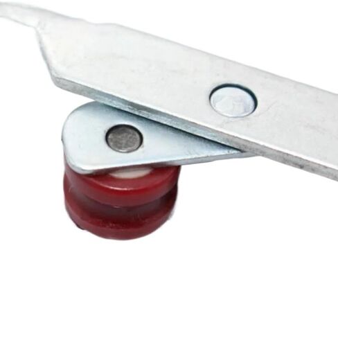 Plastic Steel Double- Wheels Door Roller Pulley Moisture-Resistant Sliding Doors Rollers Balcony Bathroom Accessories(Flat) in Saudi Arabia
