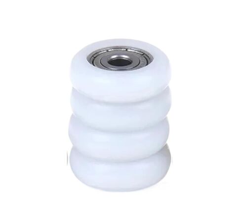10Pc Shower Door Roller Runner Wheel Replacement White Shower Room Pulley 19-25mm Wheel Diameter for Household Shower Enclosures(23mm) in Saudi Arabia