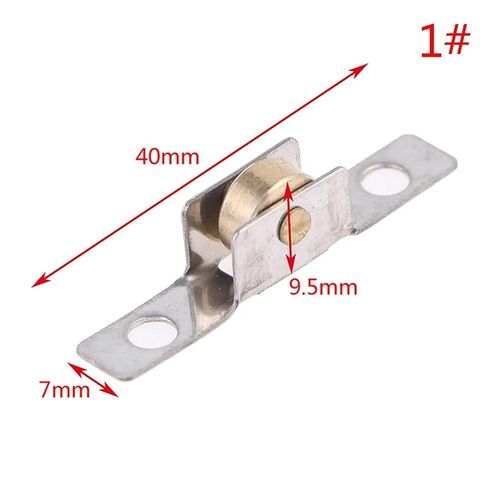 Stainless Steel Window Pulley Glass Sliding Door Roller Runner Display Cabinet Mute Wheel Track Pulley Furniture 7mm 10mm 12mm(C) in Kuwait