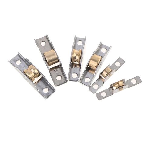 Stainless Steel Window Pulley Glass Sliding Door Roller Runner Display Cabinet Mute Wheel Track Pulley Furniture 7mm 10mm 12mm(C) in Kuwait