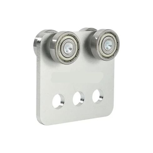 Chrome Plated Steel Frame Square Pulley Assembly Load-Bearing Stainless Steel Bearing Sliding Door Pulley in Saudi Arabia