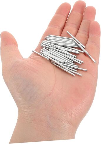 DOITOOL 50pcs Stem Toy Car Axle Replacement Parts Metal Round Shafts for DIY Rc Model Building Straight Round Rod Bars Toy Car Axle Parts in Saudi Arabia