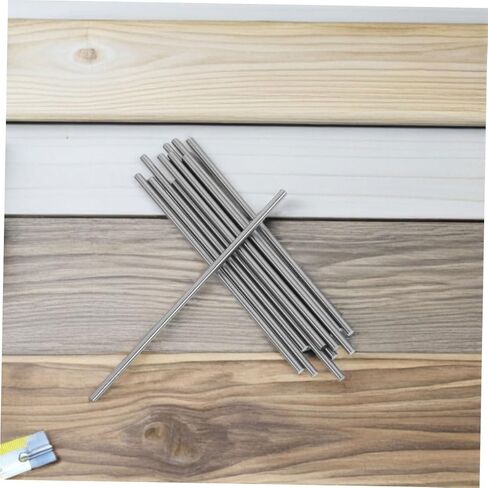 Generic 30pcs Steel Rod Axles for DIY Models Precision Engineered Shafts for Helicopter Boat Car Blocking Accessories for Crafts Easy Installation in Kuwait