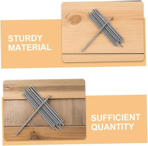 Generic 30pcs Steel Rod Axles for DIY Models Precision Engineered Shafts for Helicopter Boat Car Blocking Accessories for Crafts Easy Installation in Kuwait