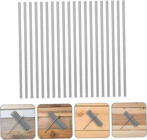 30 قطعة من المحاور الفولاذية المستديرة لنماذج DIY قضبان فولاذية عالية السرعة مصممة بدقة لسهولة التركيب للسيارات والقوارب والمروحيات التي تحجب الملحقات للحرف اليدوية in Saudi Arabia