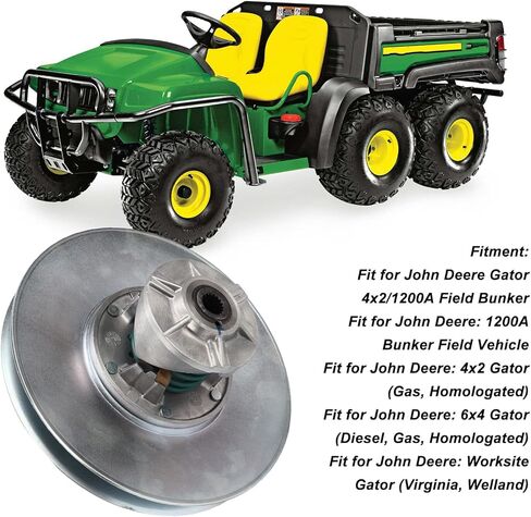 Transaxle Secondary Driven Clutch, Metal Stable Performance Impact Wearproof, with Original Vehicle Size, for 1200A Field Bunker Worksite in Saudi Arabia
