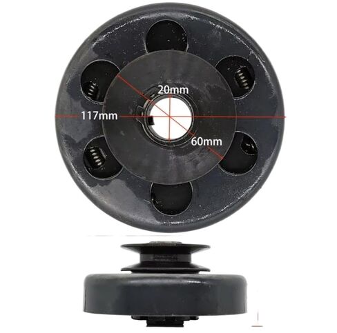 20mm Bore 3 16 Key Way Centrifugal Clutch Belt Drive with Pulley ABS Belt Go Kart Parts Compatible with Automotive Motorcycle Parts in Saudi Arabia