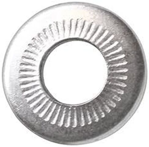 (25pcs) BelMetric M12 Stainlesss Steel Belleville Ribbed"Rip-Lock" Conical Spring Lock Washer WB12SS in Kuwait
