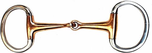 CHALLENGER SS Eggbutt Single Jointed Copper Mouth Snaffle Training Bit 35640 in Saudi Arabia
