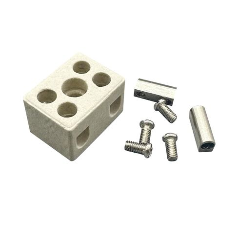 Dicio Ceramic Terminal Block Porcelain Wire Connectors High Temp Wire Connectors Ceramic Wire Nuts for Oven and Power Distribution 12 Pack in Saudi Arabia