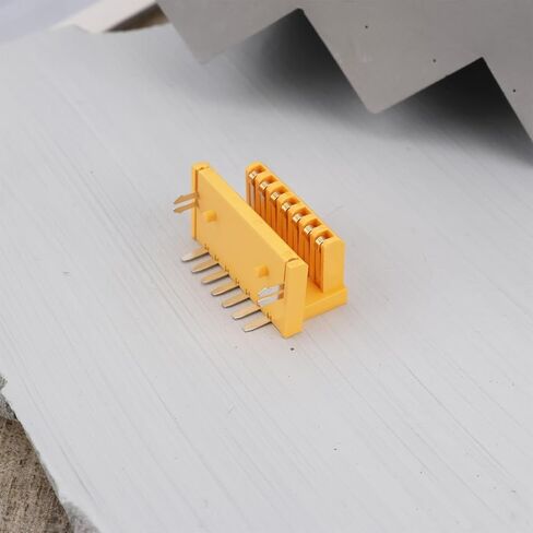 SING F LTD 4 قطع 7 سنون 90 درجة بطارية ليثيوم أيون PCB لوحة طرفية متوافقة مع ماكيتا BL1830/BL1850/BL1840/LXT400 18 فولت بطارية ليثيوم أيون PCB لوحة صفراء in Kuwait