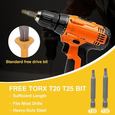 400Pcs #8#10 Wood Screws Assortment Kit - 5Sizes Assorted Deck Screws Set 1-1/2", 2", 2-1/2", 3", 4",Rust Resistant Tan Epoxy Coated Star Drive Screw T20&T25 Bits for Exterior Woodworking in Saudi Arabia