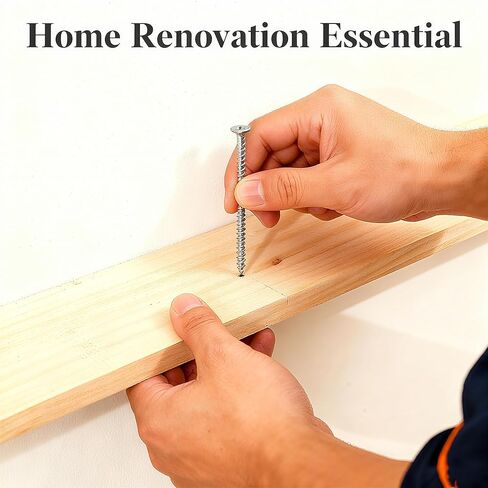 مجموعة متنوعة من البراغي الخشبية مكونة من 150 قطعة، مجموعة براغي متنوعة عالية الصلابة مكونة من 6 أحجام، محرك فيليبس، براغي طويلة وصغيرة ذاتية اللصق للخشب (2 بوصة، 1-1/2 بوصة، 1-1/4 بوصة، 1 بوصة، 3/4 بوصة، 1/2 بوصة) in Kuwait