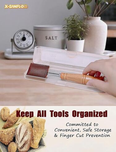 Bread Lame Dough Scoring Tool, Professional - Grade Baguette & Sourdough Scoring Tool with Razor Blades and Storage Cover, Lame Bread Tool, Essential Baking Supplies in Saudi Arabia