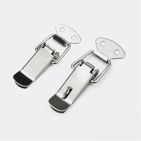 Tool Box Latch Lock Stainless Steel Door Latch Industrial Latch Box Latch Button SK103 Flat Mouth Latch 1Pcs(SK103 201 Steel) in Saudi Arabia