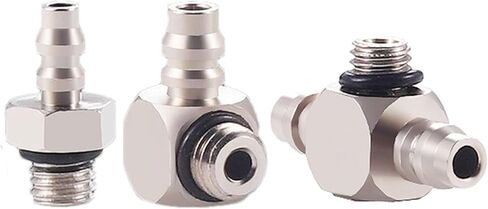 10 قطعة سريعة المسمار مستقيم مشترك M-3AU-4 M-5ALU-3 M-ALU-6 سريع Wring المشتركة هوائي الهواء المناسب مستقيم خرطوم الحلمة (M-5UT) in Kuwait