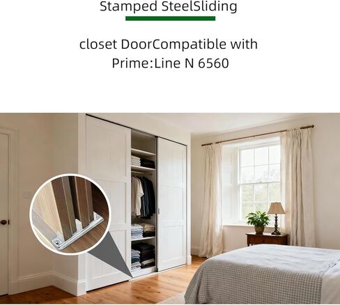 مجموعة بكرات الباب المنزلق الهادئ، مجموعة أدوات ومسارات للباب المنزلق المعلق من أعلى، مجموعة استبدال إصلاح باب خزانة الملابس مكونة من 5 قطع in Kuwait