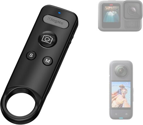 Wireless Insta360 ACE Remote Go Pro 13 Bluetooth Remote Control Compatible with Go Pro 8/9/10/11/12/13 & Insta360 X2、X3, X4, X5,GO 3/3S, ACE/ACE PRO1/2 Sport Camera Remote for Vlogging, Cycling in Kuwait