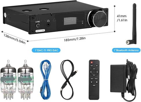 HiFi Tube Preamplifier Coax/Opt D/A Converter U DAC Speaker Receiver Headphone Amplifier in Saudi Arabia
