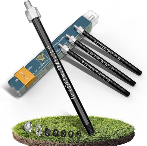 من خلال المحور M12 x 1.0-160-172 مم ، من خلال محور محور دراجة ، من خلال المحور المتوافق مع معظم أدوات توصيل مقطورة الدراجات ، طول العمود القابل للتعديل للمحور من خلال المحور من خلال in Kuwait