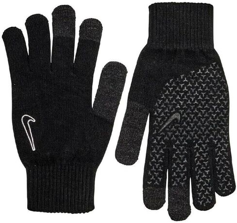 Nike Youth Knit Tech and Grip Training Gloves 2.0 Black | Black | White Small/Medium in Saudi Arabia