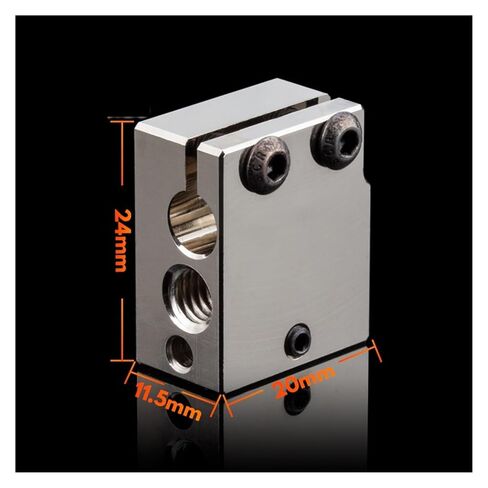 كتلة حرارية نحاسية مطلية بالبركان لتسخين الطابعة ثلاثية الأبعاد Hotend in Kuwait