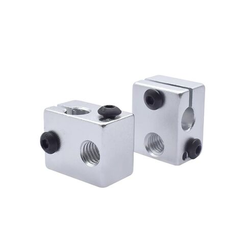 Heated Block Brass Aluminium Heating Blocks Hotend Heaterblock 3D Printer Parts(Volcano) in Saudi Arabia