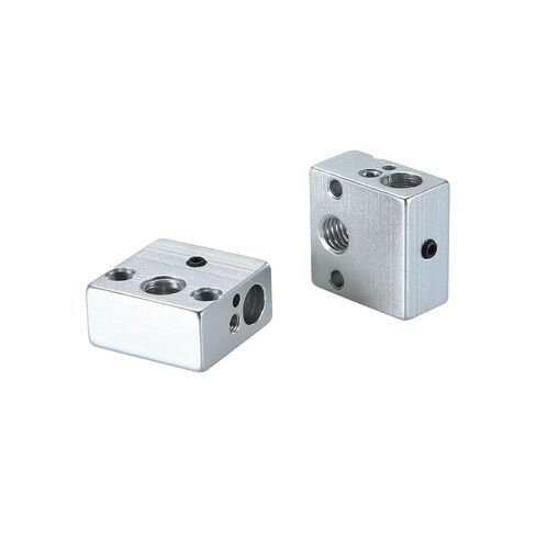 2 قطعة كتلة سخان الألومنيوم الساخن نهاية التدفئة 20*20*10 مللي متر M6 فوهات أجزاء طابعة ثلاثية الأبعاد in Kuwait