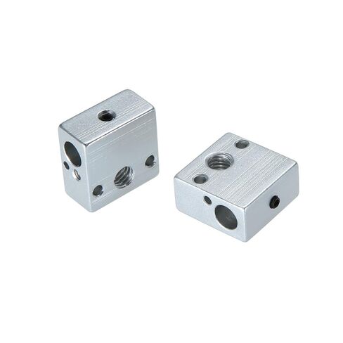 2 قطعة كتلة سخان الألومنيوم الساخن نهاية التدفئة 20*20*10 مللي متر M6 فوهات أجزاء طابعة ثلاثية الأبعاد in Kuwait