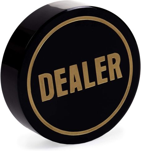 3 بوصة زر تاجر أكريليك تاجر زر تاجر بوكر تكساس هولدم أشياء الألعاب الملحقات in Kuwait