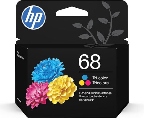 HP Original 68e Evomore High Livers Black / 68 Tri-Color Ink Castridges (2 pack) | Works Envy 6152e ، 6155e ، 6552e ، 6555e ، 6558e | C84QXTN in Kuwait