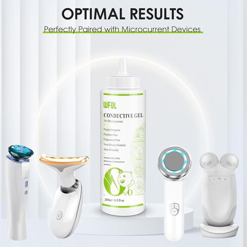 جل موصل مكركرنت مثالي لـ EMS وRF وTENS، جل آمن وغير لزج، 8.5 أونصة in Kuwait
