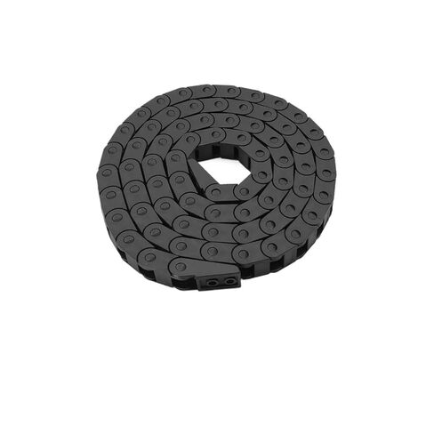 سلسلة كابلات بلاستيكية 7X7mm بطول 1 متر سلسلة أسلاك سحب سوداء in Kuwait