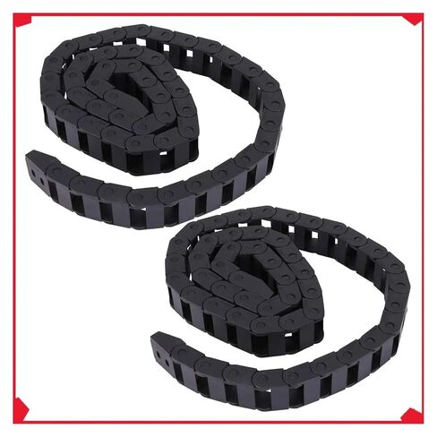 B17B 2X 10 X 20Mm 1M مفتوح على كلا الجانبين سلسلة سحب كابل بلاستيكي in Kuwait